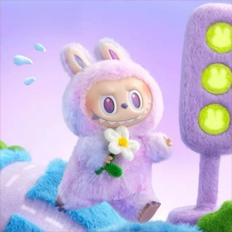 labubu kawaii vinilo colores degradados