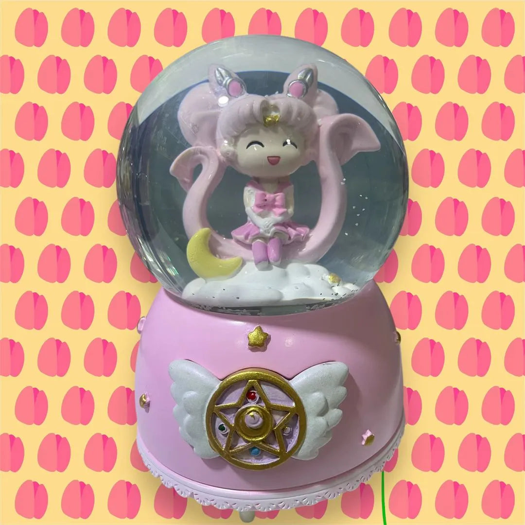 ESFERA DE CRISTAL KAWAII C0N LUCES