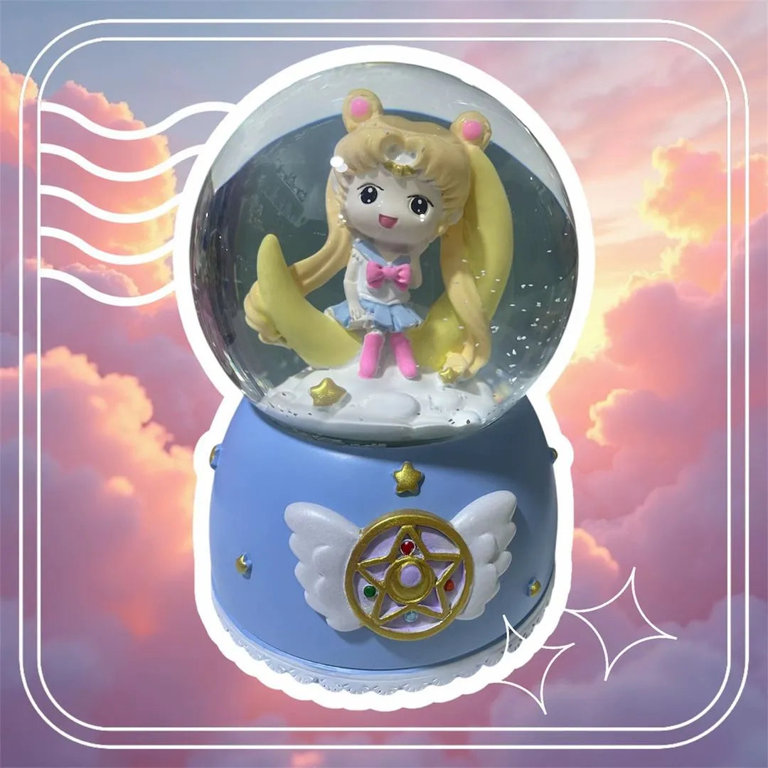 ESFERA DE CRISTAL KAWAII C0N LUCES