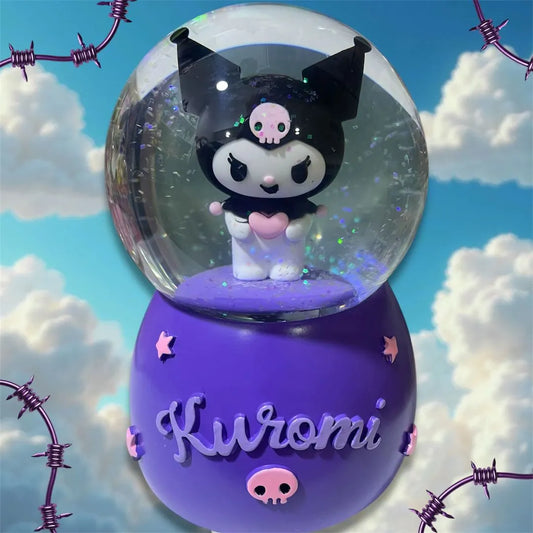 ESFERA DE CRISTAL KAWAII C0N LUCES